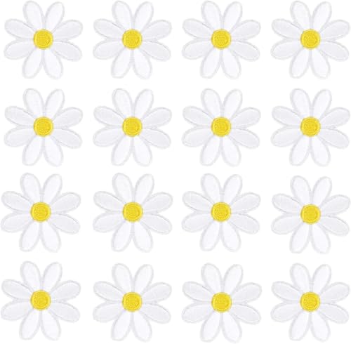 Nevoluxer Gänseblümchen Blumen Patches 30 Stück - Aufbügelbare Dekoration Für Kleidung & Accessoires - Vielseitige Bügelflicken Für Erwachsene, Kinder & Bastelbedarf Nevoluxer Gänseblümchen Blumen Patches 30 Stück - Aufbügelbare Dekoration Für Kleidung & Accessoires - Vielseitige Bügelflicken Für Erwachsene, Kinder & Bastelbedarf von Nevoluxer