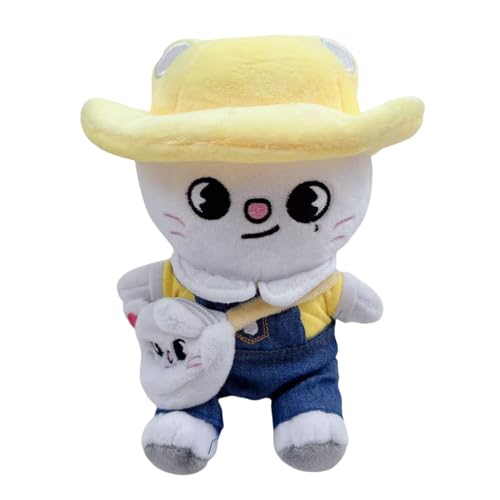 25 cm Kpop Stray Kids Puppe aus Plüsch Skzoo Cartoon Plüsch Neue Kleidung SKZ Zeichnung für Fans (Jiniret) von Nevstop