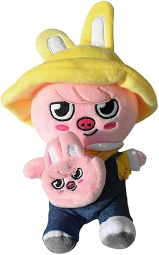 25 cm Kpop Stray Kids Puppe aus Plüsch Skzoo Cartoon Plüsch Neue Kleidung Stil SKZ Zeichnung für Fans (Dwaekki) von Nevstop