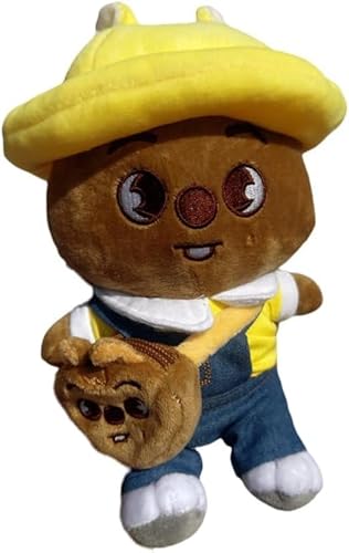 25 cm Kpop Stray Kids Puppe aus Plüsch Skzoo Cartoon Plüsch Neue Kleidung Stil SKZ Zeichnung für Fans (Han Quokka) von Nevstop