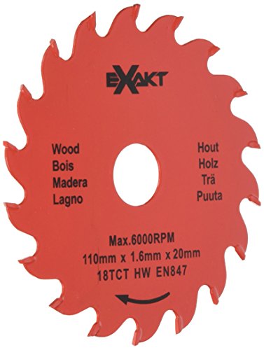 Exakt Sägeblatt, 110/18/TCT DC270, 18 Zähne, Hartmetallbestücktes Klinge Exakt Sägeblatt, 110/18/TCT DC270, 18 Zähne, Hartmetallbestücktes Klinge von HonbeanifyAABBCC