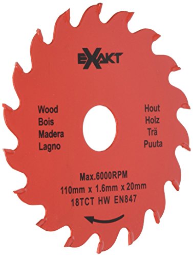 Exakt Sägeblatt, 110/18/TCT DC270, 18 Zähne, Hartmetallbestücktes Klinge von HonbeanifyAABBCC