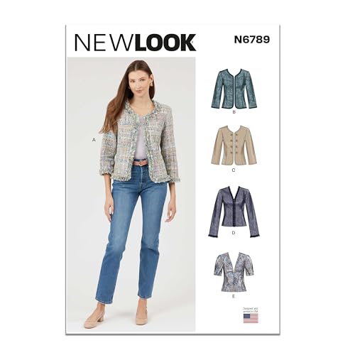 NEW LOOK Schnittmuster UN6789A Damenjacken A (36-38-40-42-44-46-46) von New Look