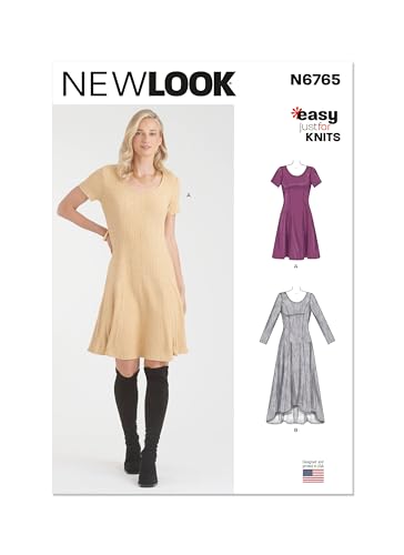 NEW LOOK UN6765A Strickkleider für Damen, Gr. 38-40-42 NEW LOOK UN6765A Strickkleider für Damen, Gr. 38-40-42 von New Look