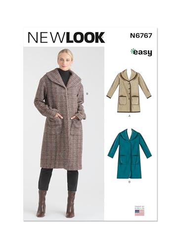 NEW LOOK UN6767A Damenmäntel, Größe XS-S-M-L-XL NEW LOOK UN6767A Damenmäntel, Größe XS-S-M-L-XL von New Look
