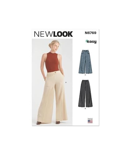 NEW LOOK UN6769A Damen- und Damenhose, Größe 38-40-42 von New Look