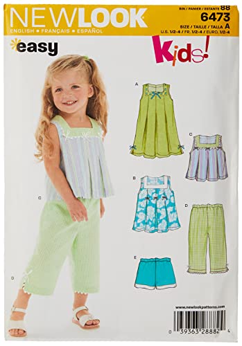 New Look 6473 Größe A Kleinkinder Trennt Schnittmuster, Mehrfarbig New Look 6473 Größe A Kleinkinder Trennt Schnittmuster, Mehrfarbig von New Look
