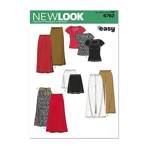 New Look Sewing Pattern 6762: Misses Separates, Size A, paper, Multicoloured, A (XS-S-M-L-XL) New Look Sewing Pattern 6762: Misses Separates, Size A, paper, Multicoloured, A (XS-S-M-L-XL) von New Look