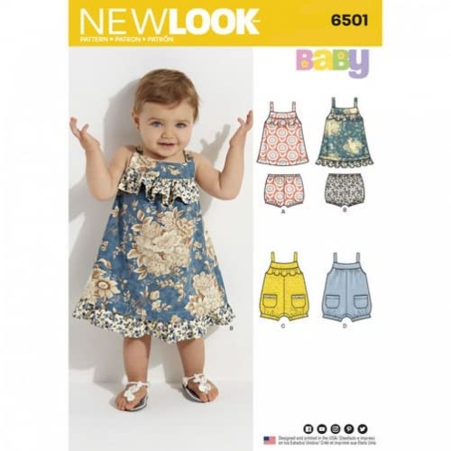 New Look Baby Schnittmuster 6501 Kleid und Strampler von New Look