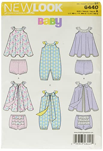New Look Baby-Strampelanzug und Sundress mit Höschen Schnittmuster, Papier New Look Baby-Strampelanzug und Sundress mit Höschen Schnittmuster, Papier von New Look