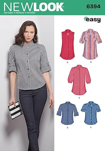 New Look Damen-Schnittmuster 6394 Shirts & Blusen New Look Damen-Schnittmuster 6394 Shirts & Blusen von New Look