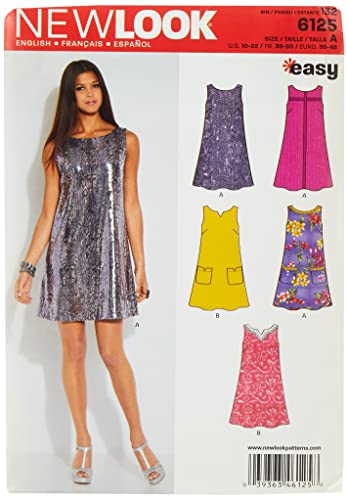 Simplicity Muster N°6125 New Look: Kleid, Papier, weiß, 38-50 Simplicity Muster N°6125 New Look: Kleid, Papier, weiß, 38-50 von Simplicity