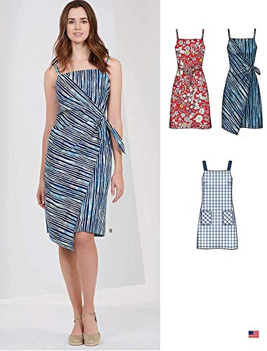 New Look N6614 Schnittmuster für Damenkleider, Papier, Weiß, verschiedene Farben von New Look