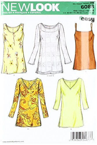 New Look Damenkleid-Muster, Seide, weiß, A (10-12-14-16-18-20-22) New Look Damenkleid-Muster, Seide, weiß, A (10-12-14-16-18-20-22) von New Look