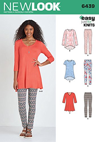 New Look Schnittmuster Knit Tuniken mit Leggings Schnittmuster, Papier von New Look