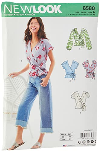 New Look UN6560A Schnittmuster, Papier, weiß, Multicolour New Look UN6560A Schnittmuster, Papier, weiß, Multicolour von New Look