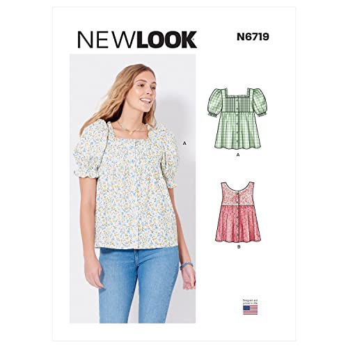 New Look UN6719A Damen Tops A (8-10-12-14-16-18) von New Look