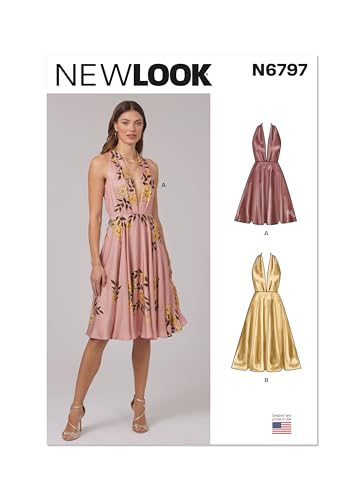 New Look UN6797A Schnittmuster-Paket für Damen, ungefüttert, Design-Code N6797, Größen 36-38-40-42-44-46-46 New Look UN6797A Schnittmuster-Paket für Damen, ungefüttert, Design-Code N6797, Größen 36-38-40-42-44-46-46 von New Look