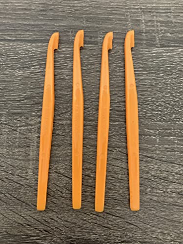 Zitrusschäler, Orange, 4 Stück von New Tupperware