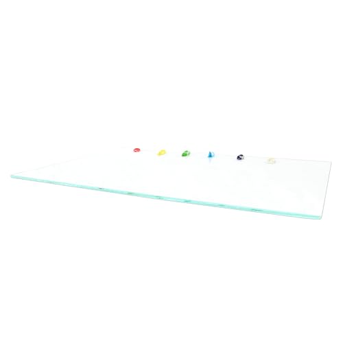 New Wave U.Go Anywhere Tempered Glass Palette, Large Measures 9 x 13.5 inches, Clear (00344) von New Wave