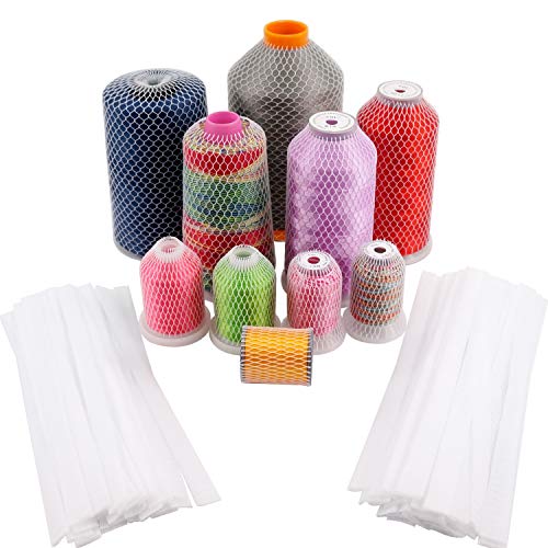 New brothread 100pcs Fäden Netz Spulen Halter für Verschiedenen Größen von Sticken, Nähen und Quilten Fadenspulen - 25cm lang jedes Stück von New brothread