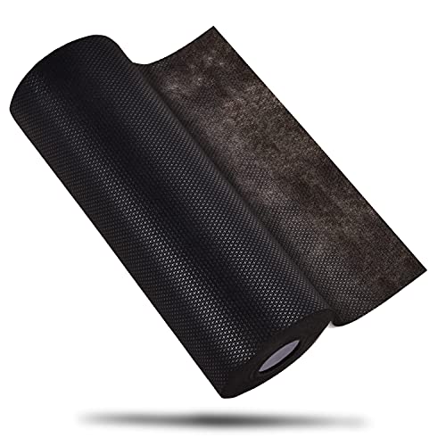 New brothread Schwarze No Show Mesh (Unsichtbare Masche) Maschinen Stickvlies 12" x 25Yd (30cmx23M) Rolle - Leicht Gewicht 50gm (1.8 oz) - 3 Optionen - Tear Away/Cut Away/No Show Mesh von New brothread
