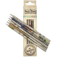 NewPen Bleistift-Set HB Zeitungsoptik, 6 St. von NewPen