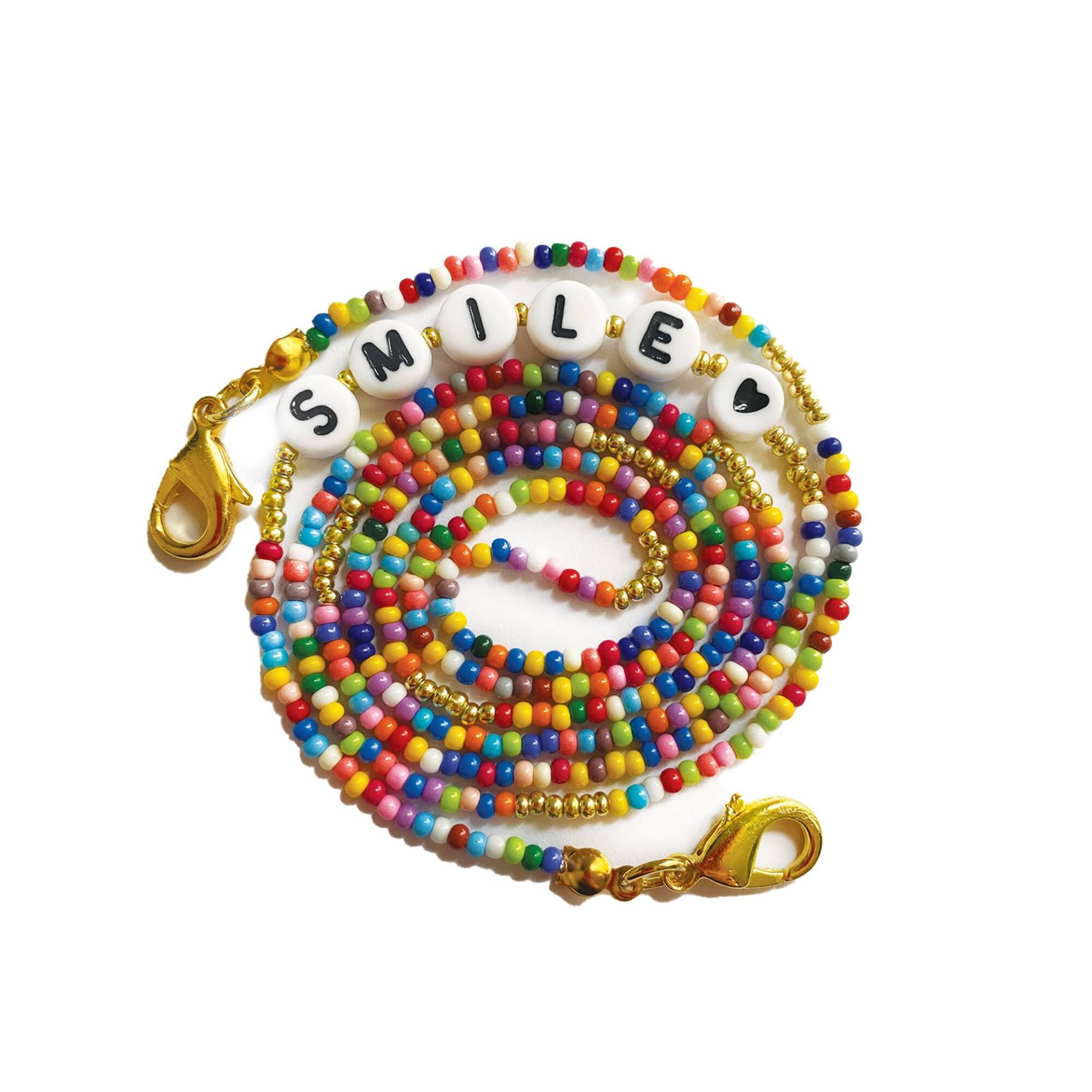 Smile Regenbogen Multi-Color Maske/Sonnenbrille Kette Smile Regenbogen Multi-Color Maske/Sonnenbrille Kette von NewYorkCityRoses