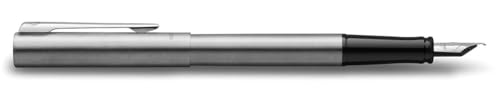 Waterman Füllfederhalter Allure Chrome CT + 6 Tintenpatronen von Newell Brands