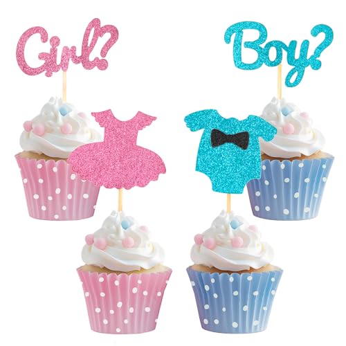 Newellsail 36 Stück Jungen oder Mädchen Cupcake Toppers Babyparty Tortendeko Baby Shower Kuchendeko Kinder Geschlecht Enthüllen Party Kuchendekorationen (Rosa und Blau) Newellsail 36 Stück Jungen oder Mädchen Cupcake Toppers Babyparty Tortendeko Baby Shower Kuchendeko Kinder Geschlecht Enthüllen Party Kuchendekorationen (Rosa und Blau) von Newellsail
