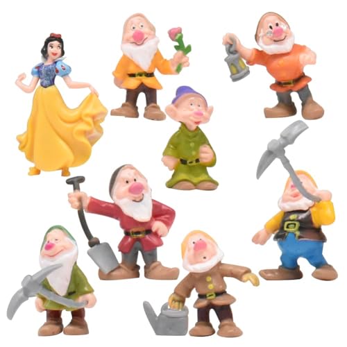 8 Stück Schneewittchen und Sieben Zwerge Tortendeko Mini Figuren Set Prinzessin Cake Topper Geburtstags Dekoration Kinder Figure Geburtstag Geschenke Sammeln Dekoration 3-8cm 8 Stück Schneewittchen und Sieben Zwerge Tortendeko Mini Figuren Set Prinzessin Cake Topper Geburtstags Dekoration Kinder Figure Geburtstag Geschenke Sammeln Dekoration 3-8cm von Newhope
