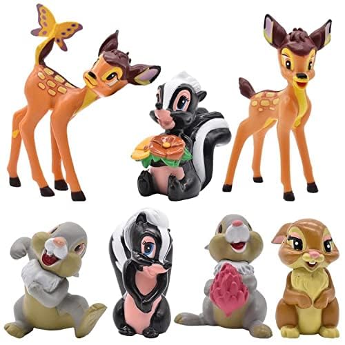 Bambi Cake Topper Minitiere Eichhörnchen Figur Kaninchen Dekofigur Geburtstag Cake Topper Garten Micro Landschaft Ornament Neujahr Ostern Geburtstag Party Cupcake Tischdeko Teichdeko 7PCS Bambi Cake Topper Minitiere Eichhörnchen Figur Kaninchen Dekofigur Geburtstag Cake Topper Garten Micro Landschaft Ornament Neujahr Ostern Geburtstag Party Cupcake Tischdeko Teichdeko 7PCS von Newhope