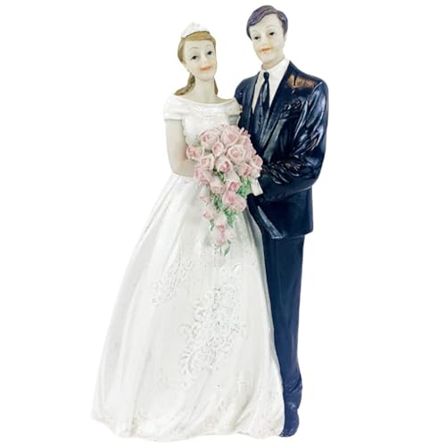 Hochzeitspaar Cake Topper,Braut Bräutigam Figuren Kuchen Dekorationen,Romantisch Liebeskuchen Mit Brautstrauß Für Geburtstag Hochzeit Valentinstag Autodekoration Hochzeitspaar Cake Topper,Braut Bräutigam Figuren Kuchen Dekorationen,Romantisch Liebeskuchen Mit Brautstrauß Für Geburtstag Hochzeit Valentinstag Autodekoration von Newhope