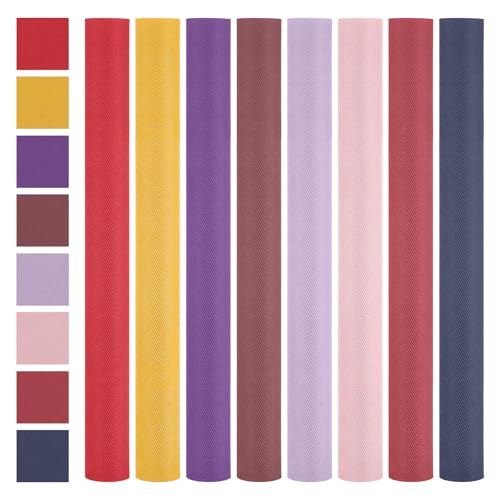 Newwiee Maschinenstickerei-Flicken aus Polyester, 22,9 x 61 cm, 8 Stück, zum Aufbügeln oder Aufbügeln für Kleidung, Jacken, Taschen, Nähdekoration Newwiee Maschinenstickerei-Flicken aus Polyester, 22,9 x 61 cm, 8 Stück, zum Aufbügeln oder Aufbügeln für Kleidung, Jacken, Taschen, Nähdekoration von Newwiee