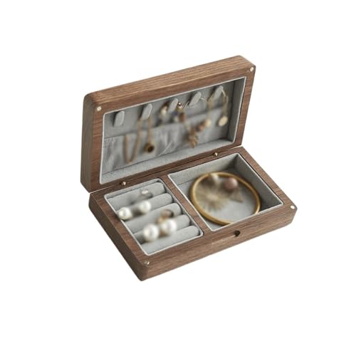 NexaGeniX Schmuckschatulle aus massivem Holz, quadratisch, magnetisch, geeignet for Schlafzimmer, Kommodenaufbewahrung Uhren Displaybox NexaGeniX Schmuckschatulle aus massivem Holz, quadratisch, magnetisch, geeignet for Schlafzimmer, Kommodenaufbewahrung Uhren Displaybox von NexaGeniX