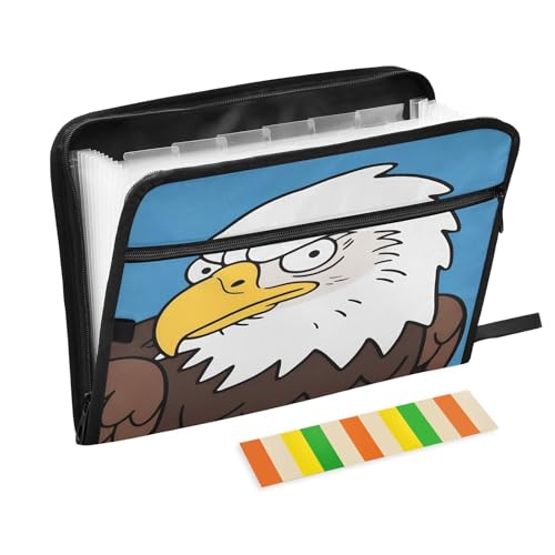 Angry Big Bird Fächermappe mit 13 Fächern, A4, mit Reißverschluss, Blau Angry Big Bird Fächermappe mit 13 Fächern, A4, mit Reißverschluss, Blau von Nexawaveo
