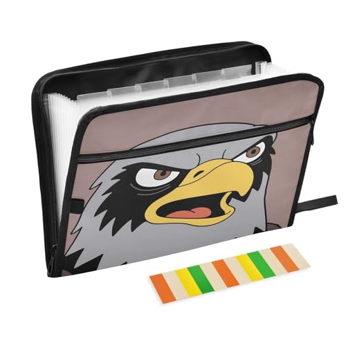 Angry Bird Face Fächermappe mit 13 Fächern, A4, Dokumenten-Organizer mit Reißverschluss Angry Bird Face Fächermappe mit 13 Fächern, A4, Dokumenten-Organizer mit Reißverschluss von Nexawaveo