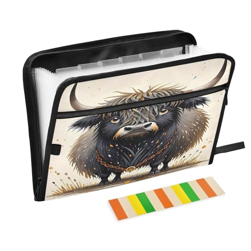Artistic Yak Dokumentenmappe mit Reißverschluss, 13 Fächer, Akkordeon-Dokumenten-Organizer für Arbeit und Zuhause, Beige Artistic Yak Dokumentenmappe mit Reißverschluss, 13 Fächer, Akkordeon-Dokumenten-Organizer für Arbeit und Zuhause, Beige von Nexawaveo