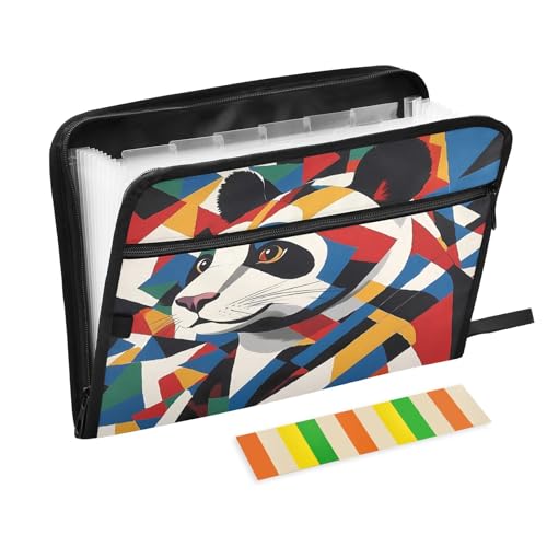 Cubist Panda Akkordeon-Aktenordner, Hochformat, mehrfarbig, 13 Fächer, erweiterbarer Aktenordner mit Etiketten, Rechnungen, Quittungen, Dokumentenhalter Cubist Panda Akkordeon-Aktenordner, Hochformat, mehrfarbig, 13 Fächer, erweiterbarer Aktenordner mit Etiketten, Rechnungen, Quittungen, Dokumentenhalter von Nexawaveo
