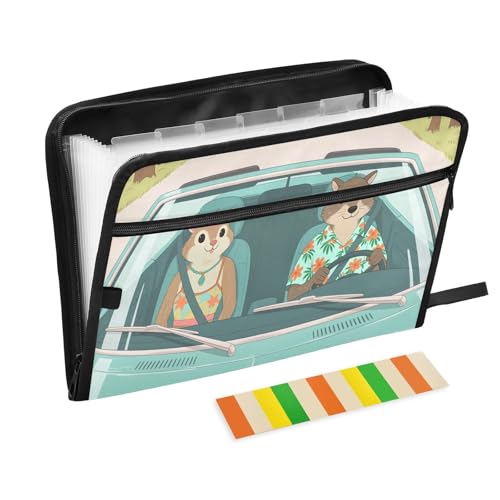 Dokumentenmappe mit Reißverschluss, 13 Taschen, Akkordeon-Dokumenten-Organizer für die Arbeit und Zuhause Dokumentenmappe mit Reißverschluss, 13 Taschen, Akkordeon-Dokumenten-Organizer für die Arbeit und Zuhause von Nexawaveo