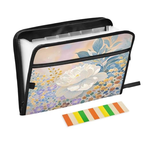 Dreamy Fächermappe mit 13 Fächern, mit Etiketten, A4, mit Reißverschluss, Pastellfarben Dreamy Fächermappe mit 13 Fächern, mit Etiketten, A4, mit Reißverschluss, Pastellfarben von Nexawaveo
