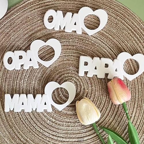 4 Stück Silikonformen Gießformen, Silikonform Buchstabe Gießformen Silikon MAMA/PAPA Gipsformen zum Gießen Pralinenschachtel Giessform Silikonform für Handwerk Muttertag Vatertag 4 Stück Silikonformen Gießformen, Silikonform Buchstabe Gießformen Silikon MAMA/PAPA Gipsformen zum Gießen Pralinenschachtel Giessform Silikonform für Handwerk Muttertag Vatertag von Nexoria