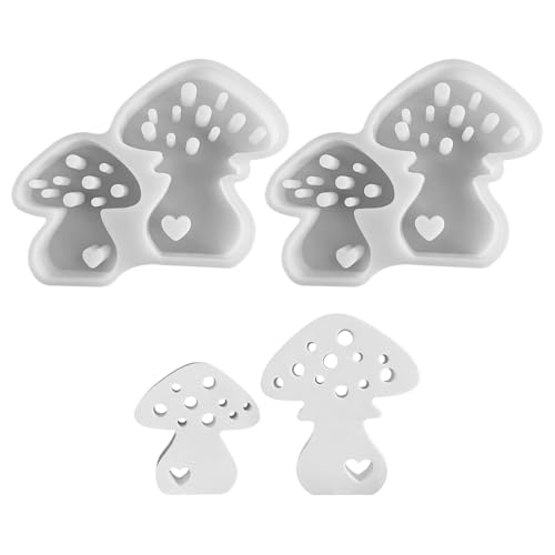 Nexoria Silikonform Weihnachten Pilz, 2 Stück Silikonformen Gießformen Weihnachten Silikonform Pilz Kerzenformen zum Gießen Giessformen Silikon Gießformen Silikon Weihnachten für Weihnachtdeko (2pcs) Nexoria Silikonform Weihnachten Pilz, 2 Stück Silikonformen Gießformen Weihnachten Silikonform Pilz Kerzenformen zum Gießen Giessformen Silikon Gießformen Silikon Weihnachten für Weihnachtdeko (2pcs) von Nexoria