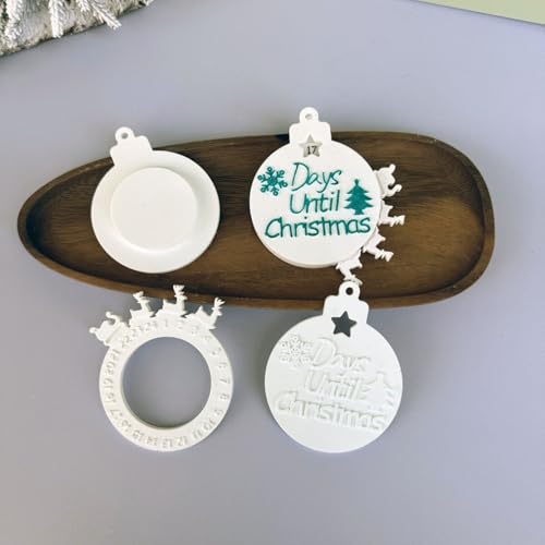 Nexoria Silikonformen Für Kerzen Gips Und Epoxidharz Weihnachtsdekoration Sterne Tannenbaum Motive DIY Adventskalender Bastelzubehör (A) von Nexoria