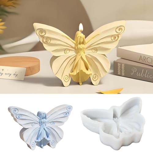 Silikonformen Gießformen Frühling, 3D Schmetterling Silikonform Frühling Gießformen Silikon Silikonform Schmetterling Gipsform zum Gießen Frühling Giessform Silikon für Kerzen Gips von Nexoria
