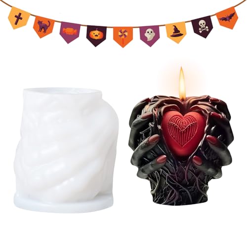 Silikonformen Gießformen Halloween, Silikonform Kerzen Herz Kerzenformen Zum Gießen Halloween Kerzen Formen Silikon Herz Gießformen Silikon Giessformen Silikon Kerzenform Halloween für Handwerk (B) Silikonformen Gießformen Halloween, Silikonform Kerzen Herz Kerzenformen Zum Gießen Halloween Kerzen Formen Silikon Herz Gießformen Silikon Giessformen Silikon Kerzenform Halloween für Handwerk (B) von Nexoria