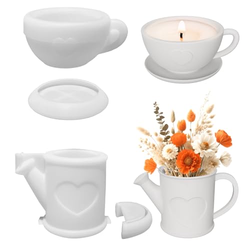 Nexum 2 Stk Silikonformen Gießformen zum Gießen Silikon Gießformen Teelichthalter Vase Raysin Sommer Gießformen Formen für Gips Gießen Nexum 2 Stk Silikonformen Gießformen zum Gießen Silikon Gießformen Teelichthalter Vase Raysin Sommer Gießformen Formen für Gips Gießen von Nexum