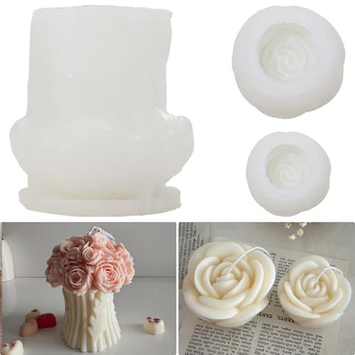 Nexum 3Stk Gießform Zierlauch Silikonform Blumen Kugel Rose silikonformen Kerzen Kerzenformen Silikon Raysin Gießformen Geschenk für Mama Nexum 3Stk Gießform Zierlauch Silikonform Blumen Kugel Rose silikonformen Kerzen Kerzenformen Silikon Raysin Gießformen Geschenk für Mama von Nexum