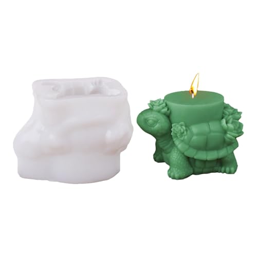 Silikon-Schildkröten-Kerzenformen – Silikon-Schildkröten-Form, 3D-Schildkröten-Aromatherapie-Gipsform, 3D-Tier-Harz-Gießform, Silikonform für Kerzenherstellung, Seifenherstellung für Ton-Dekoration von Nexusectar