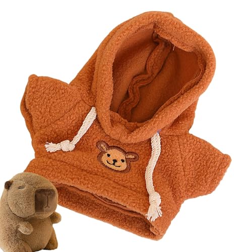 Stofftierkleidung,Kleidung für Stofftiere, Bär Kapuzenpullover, Niedliches Capybara-Kuscheltier-Shirt, -Puppen-Outfits, Zubehör, Pullover für Kinder, und Mädchen, 7,87 bis 9,84 Stofftierkleidung,Kleidung für Stofftiere, Bär Kapuzenpullover, Niedliches Capybara-Kuscheltier-Shirt, -Puppen-Outfits, Zubehör, Pullover für Kinder, und Mädchen, 7,87 bis 9,84 von Nexusectar